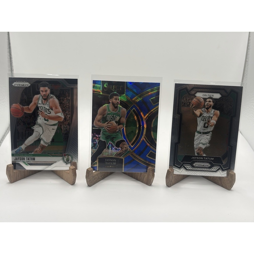 Jayson Tatum 3 Card Lot Panini Prizm Select Premier Celtics #103 #156 #2 NBA